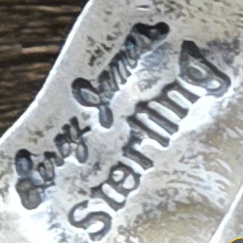 Sterling Silver & Turquoise Leroy James Longhorn Steer Skull  Ring