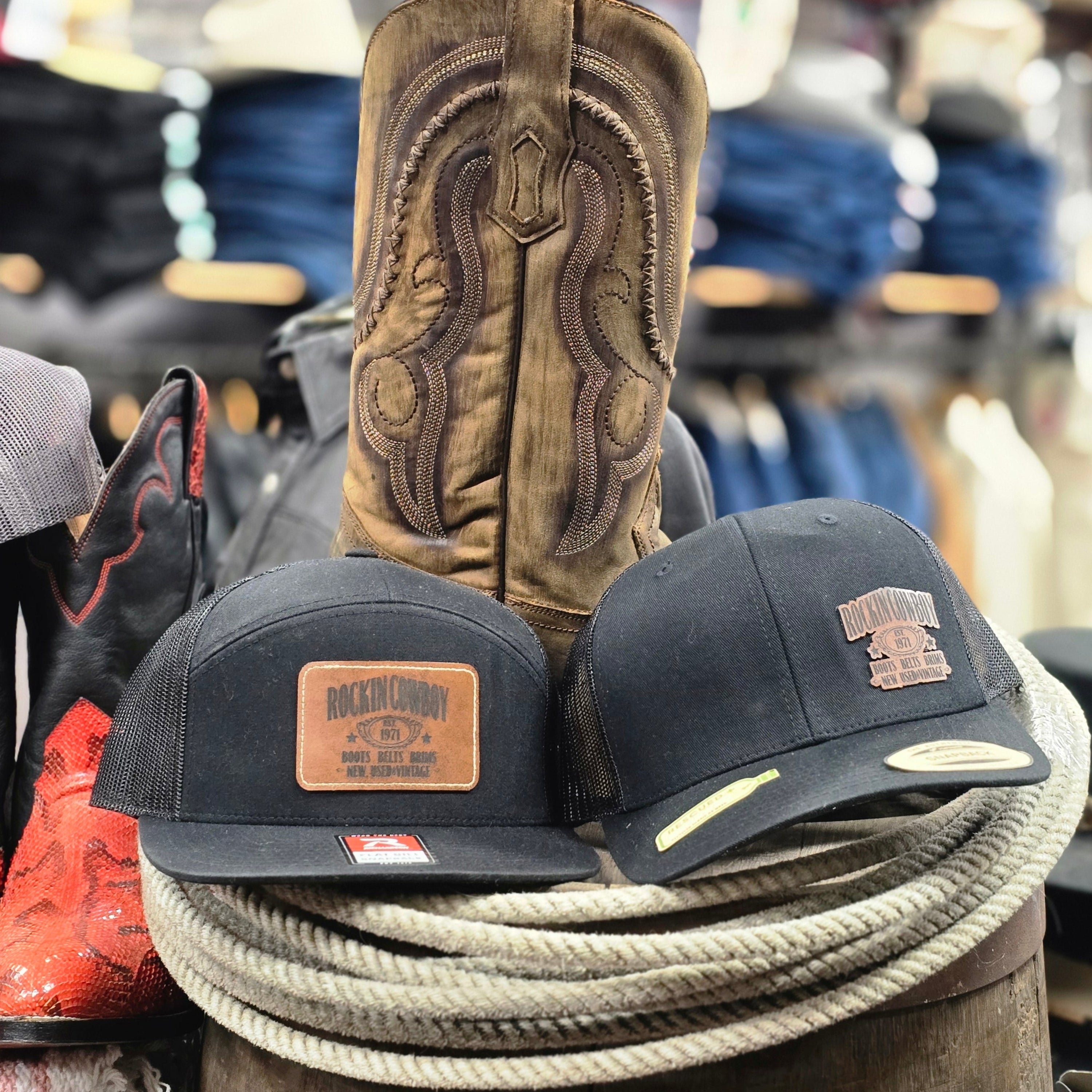 Rockin' Cowboy Shop MeshSnapback Hats