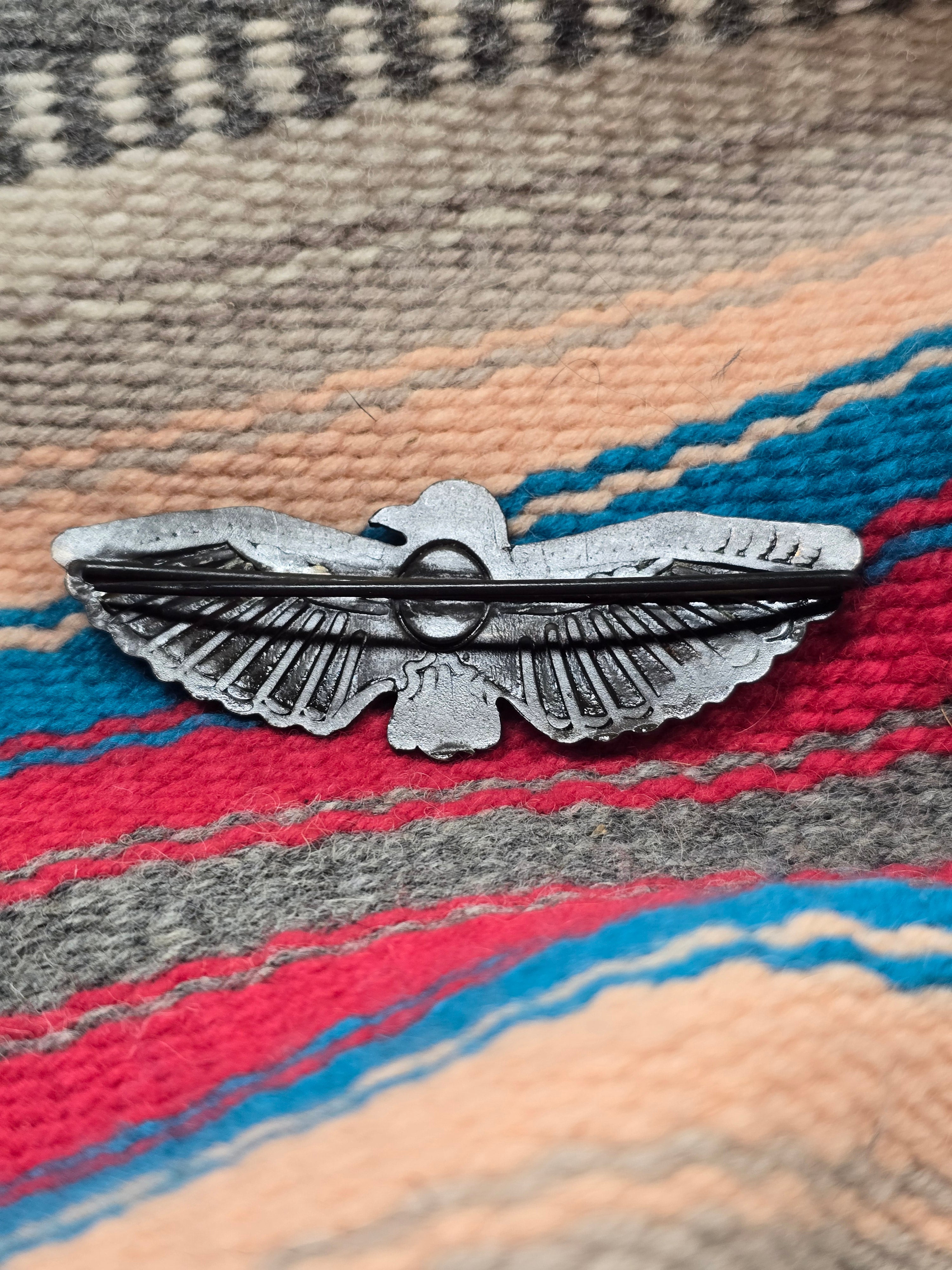 Faux Turquoise Thunderbird Hat pin