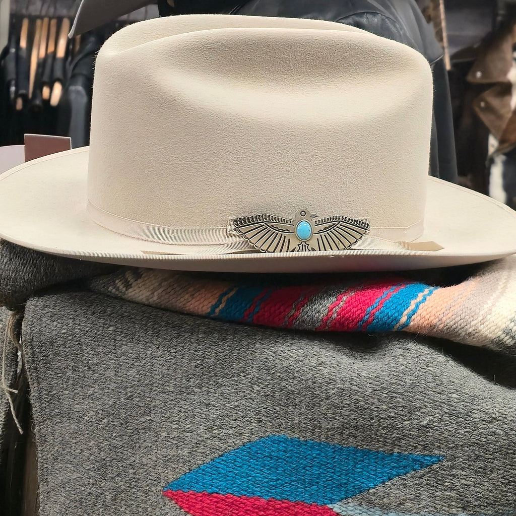 Faux Turquoise Thunderbird Hat pin