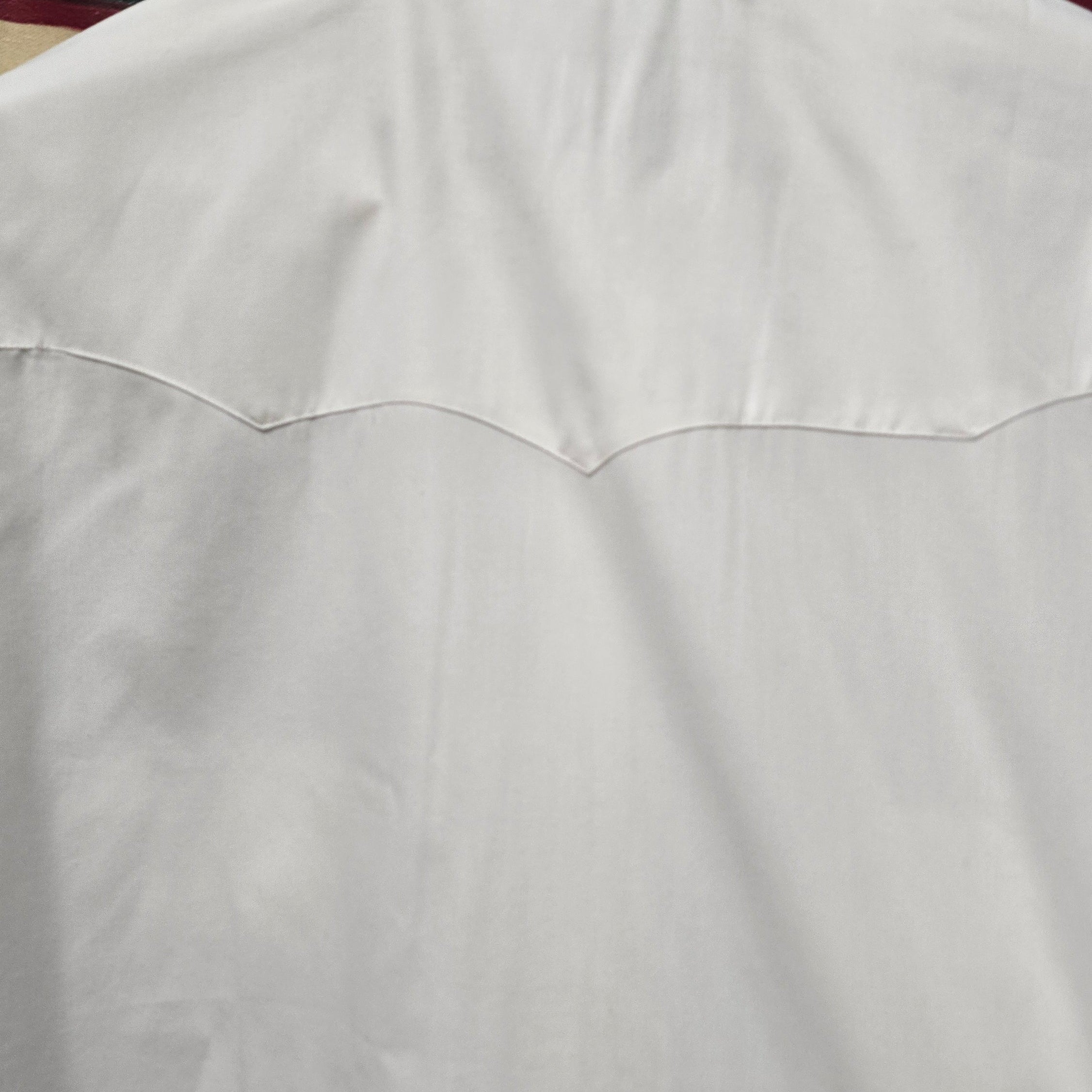 Rockin’ Cowboy Classic White Pearl Snap