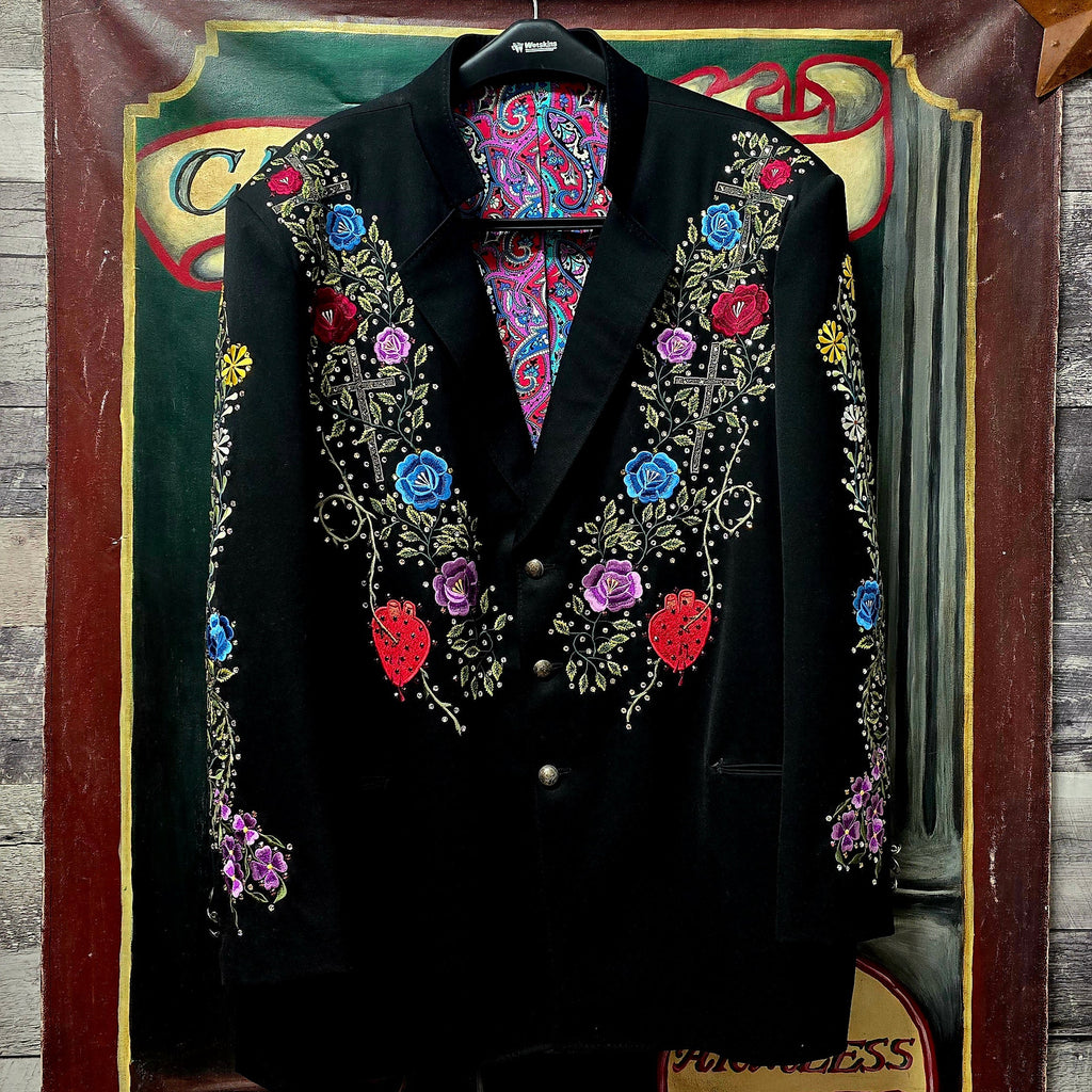 Custom Mauel Cuevas "Sacred Heart" Suit Jacket