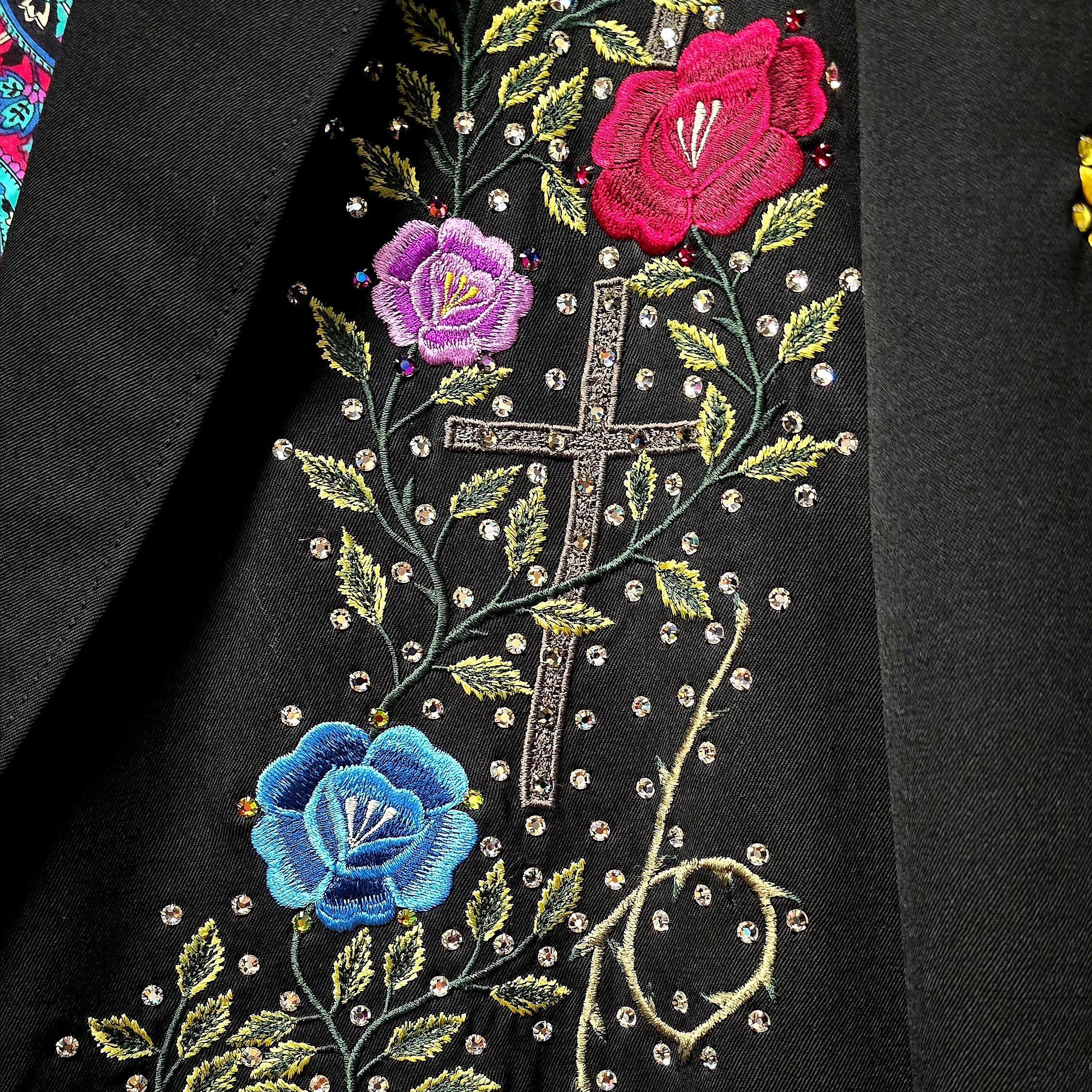 Custom Mauel Cuevas "Sacred Heart" Suit Jacket