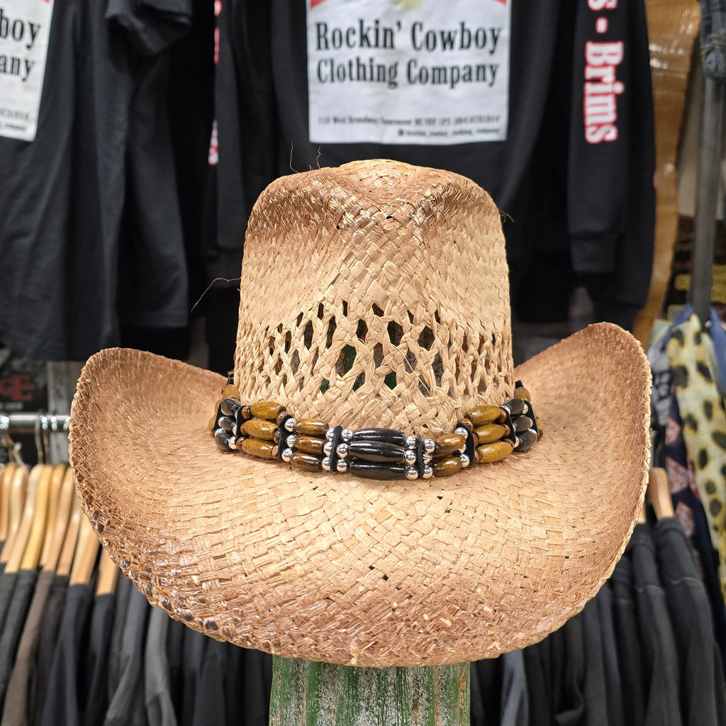 The Outlaw Sunseeker | Faux Straw Cowboy Hat