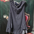 Bear Dance Black Gingham Mini Dress