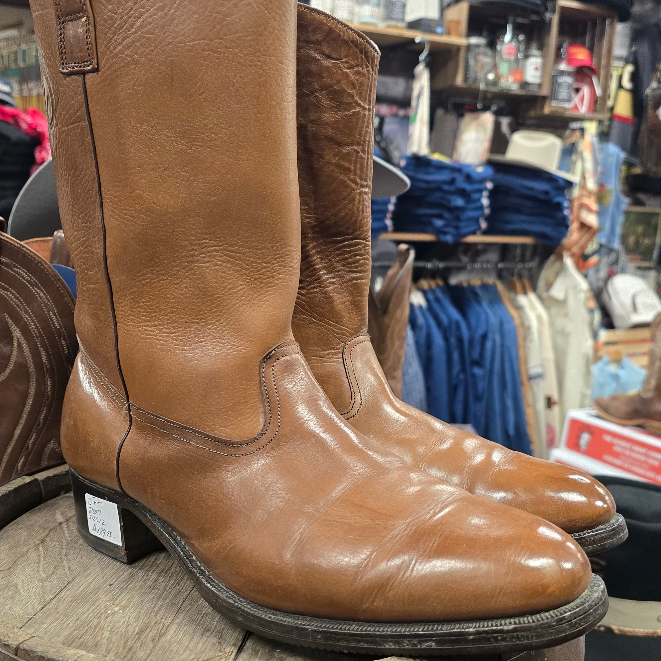 Vintage Johnston & Murphy Cowboy Wellington