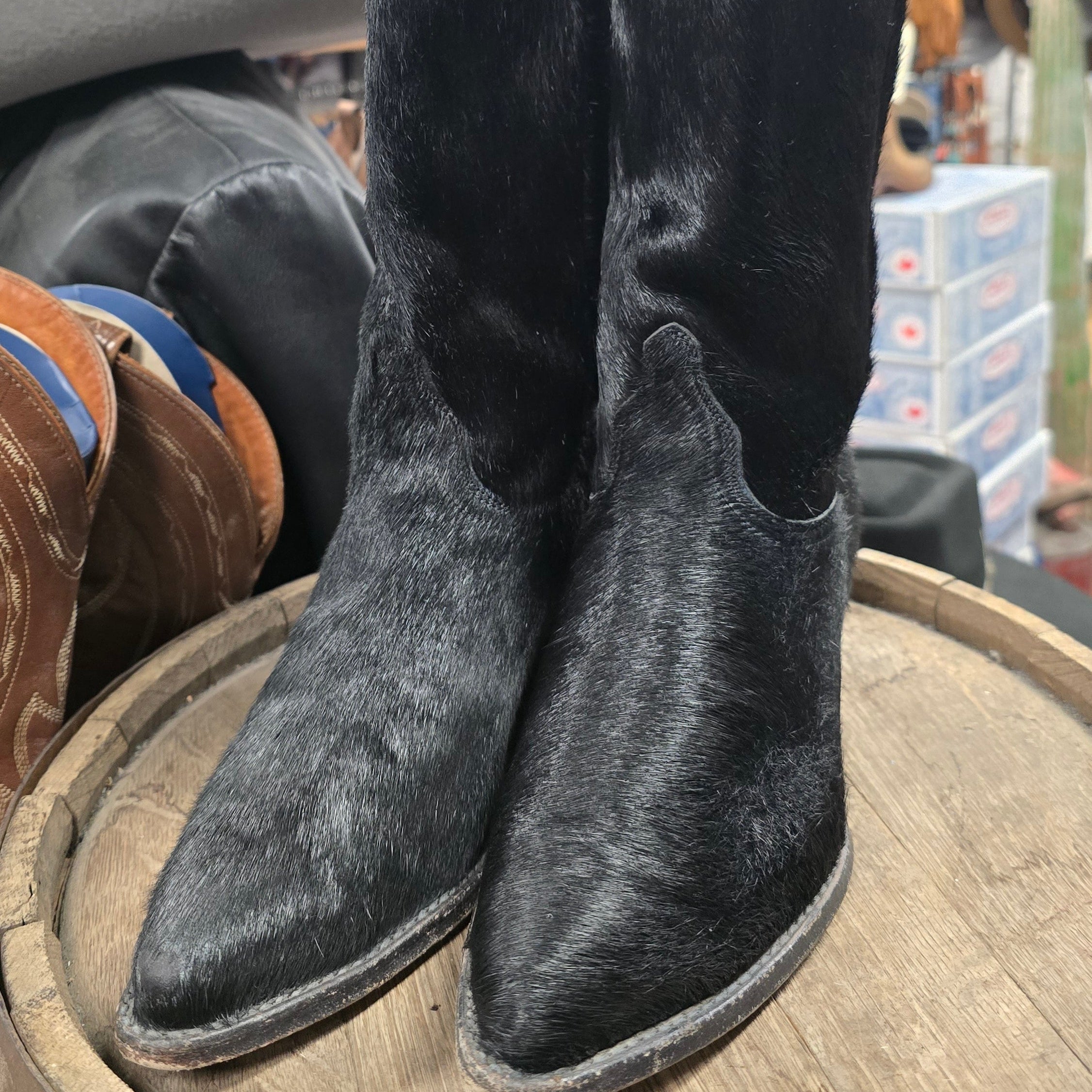 J. Chisholm Hair-on-Hide Woman's Western Boots – The Rockin' Cowboy