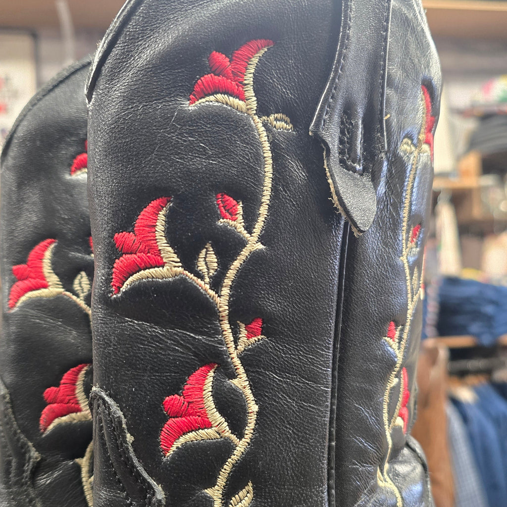 Caballo Dorado: Floral Embroidered Western Boot