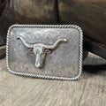 Western Heritage Longhorn Belt Buckle
