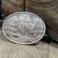 Grizzly Peak Oval Belt Buckle
