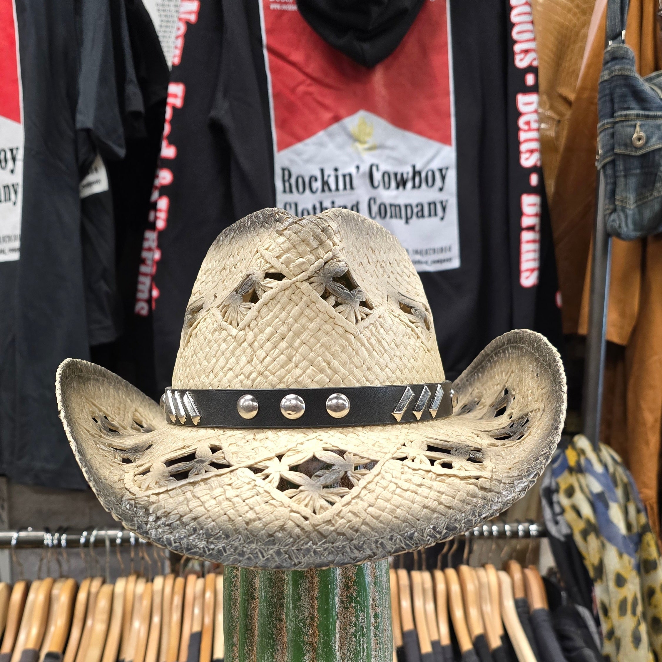 Dust Devil Faux Straw Western Hat