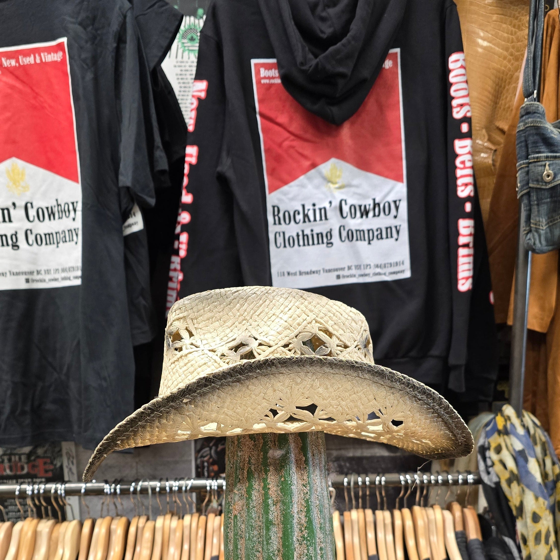Dust Devil Faux Straw Western Hat