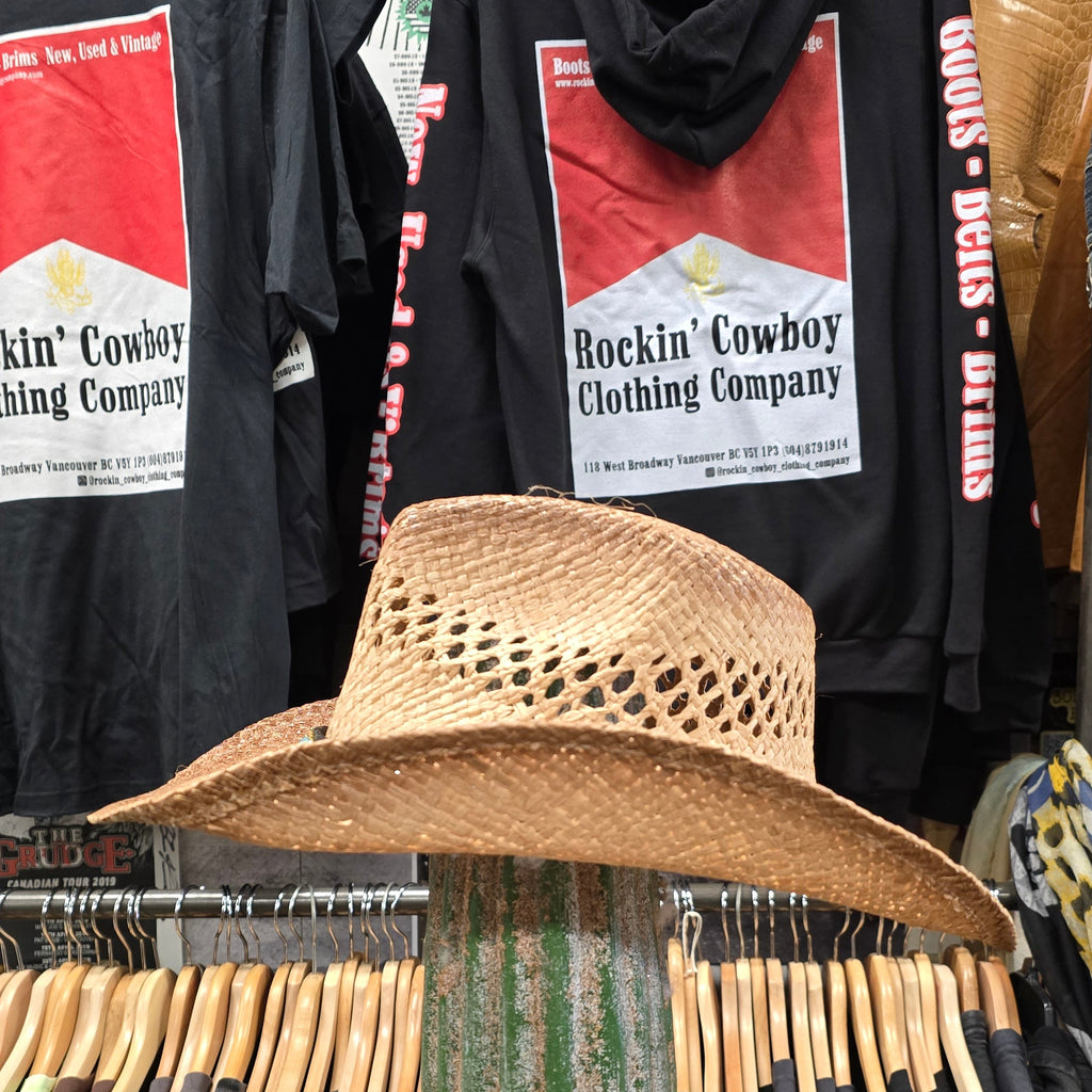 Summer Nights Faux straw Western Hat