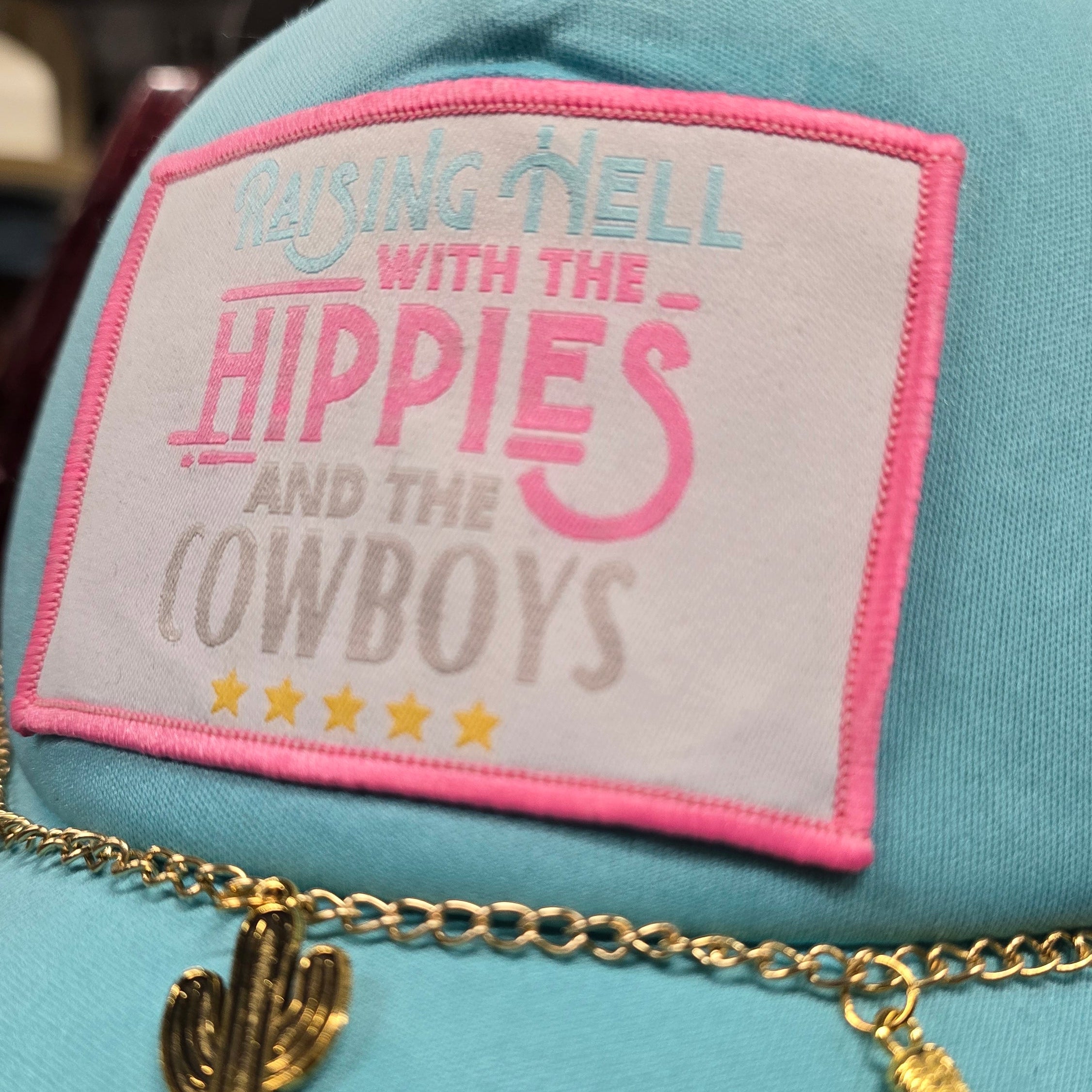 K.T.’s Cowgirl Collection: The "Hippies & Cowboys" Trucker