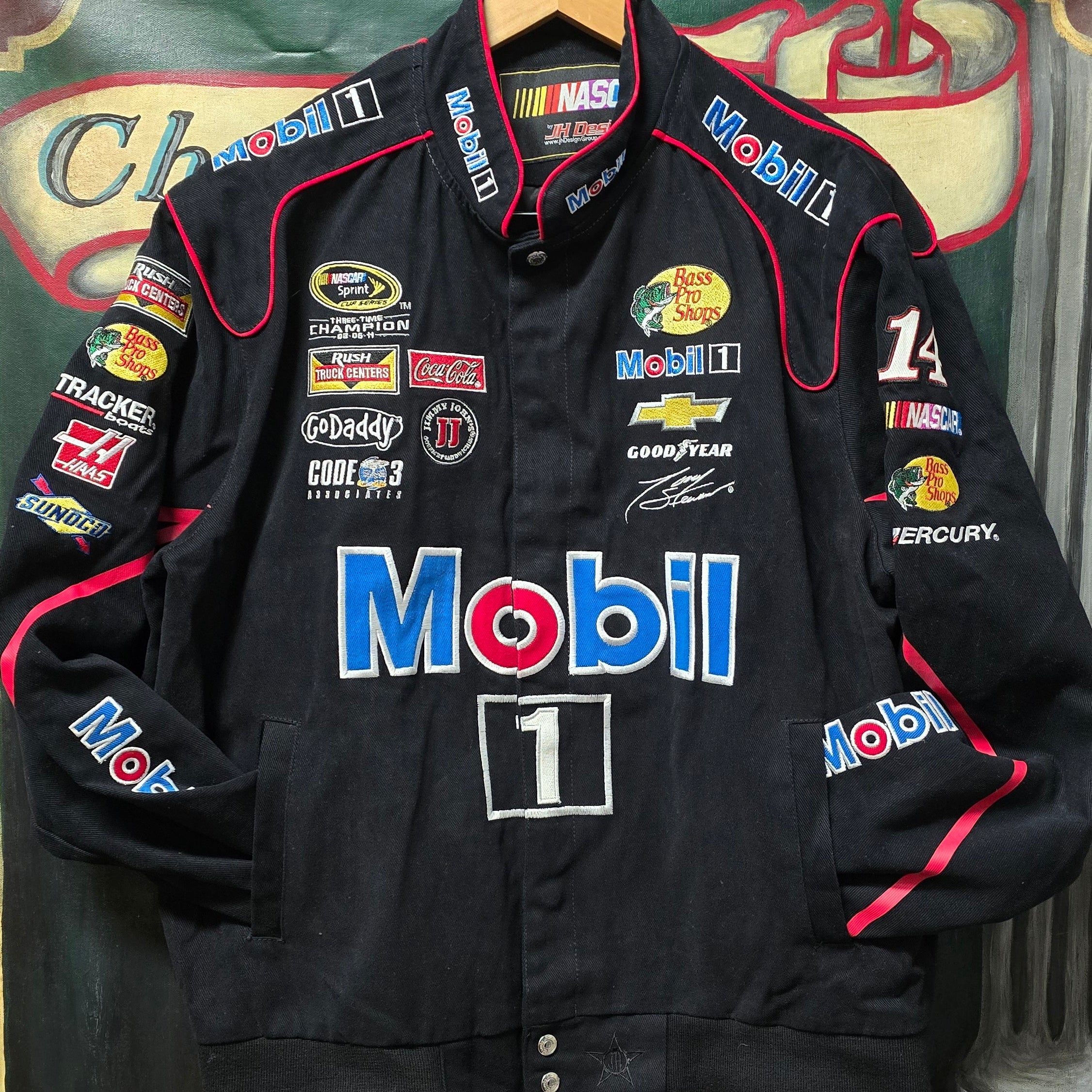 The Jacket: Tony Stewart #14 Mobil 1 Edition HJ Jackets – The