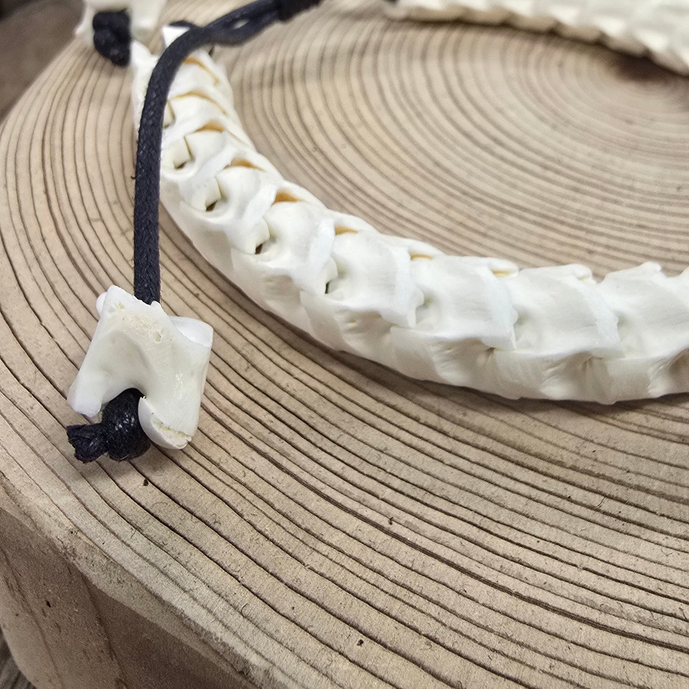 Handcrafted Rattlesnake Vertebrae Bracelet