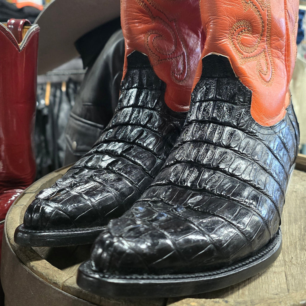 Handcrafted In Mexico Men’s Caiman Gator Western Boots