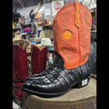 Handcrafted In Mexico Men’s Caiman Gator Western Boots