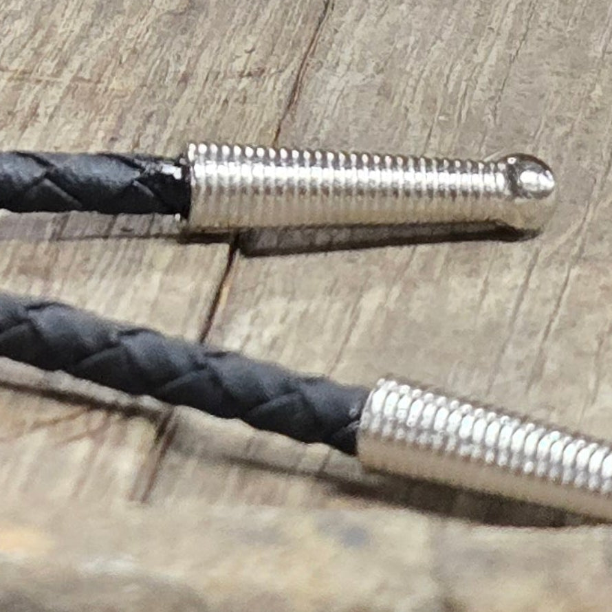 Engraved Western Scroll Bolo Tie