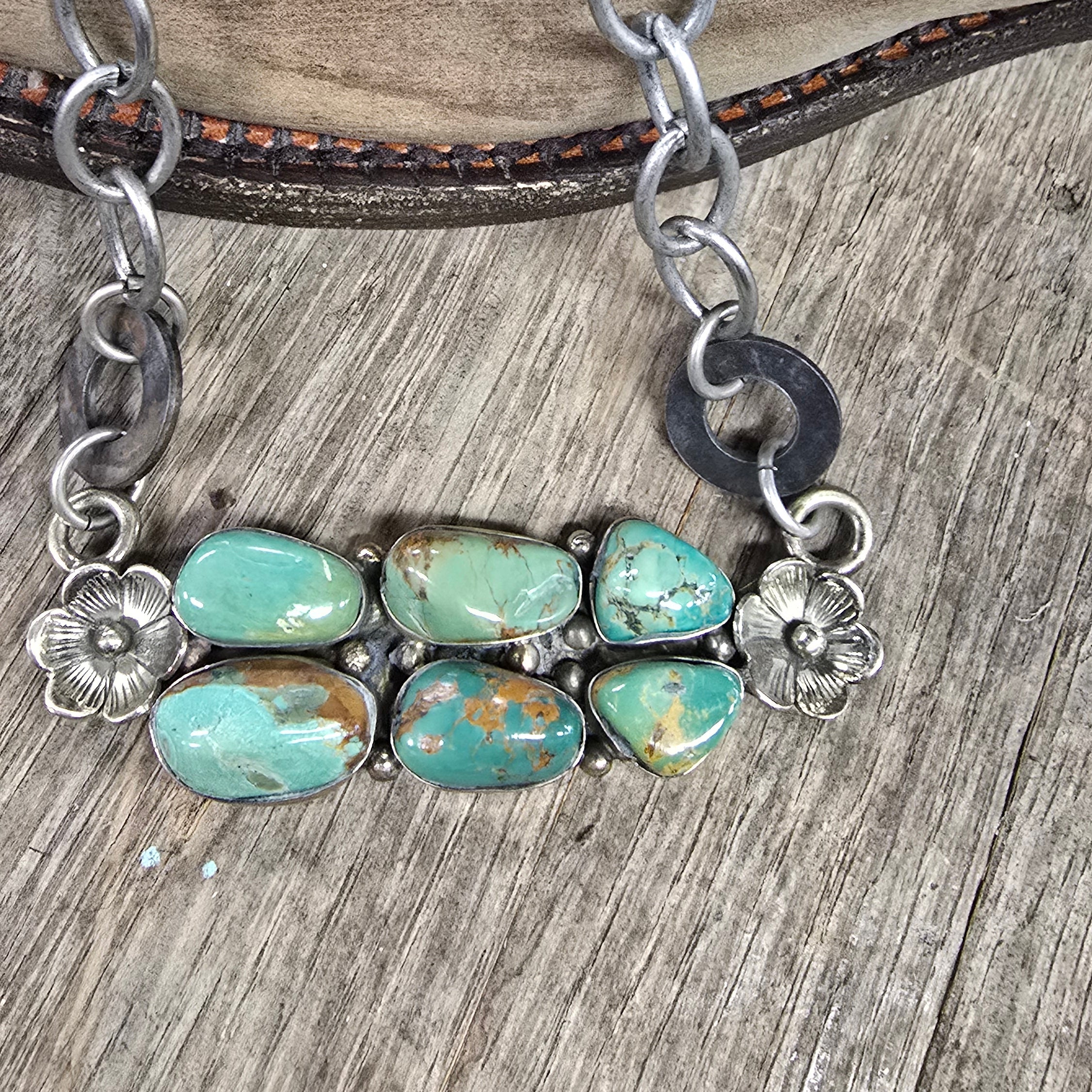 Art By Amy Labbe Six Gemstone Turquoise Necklace