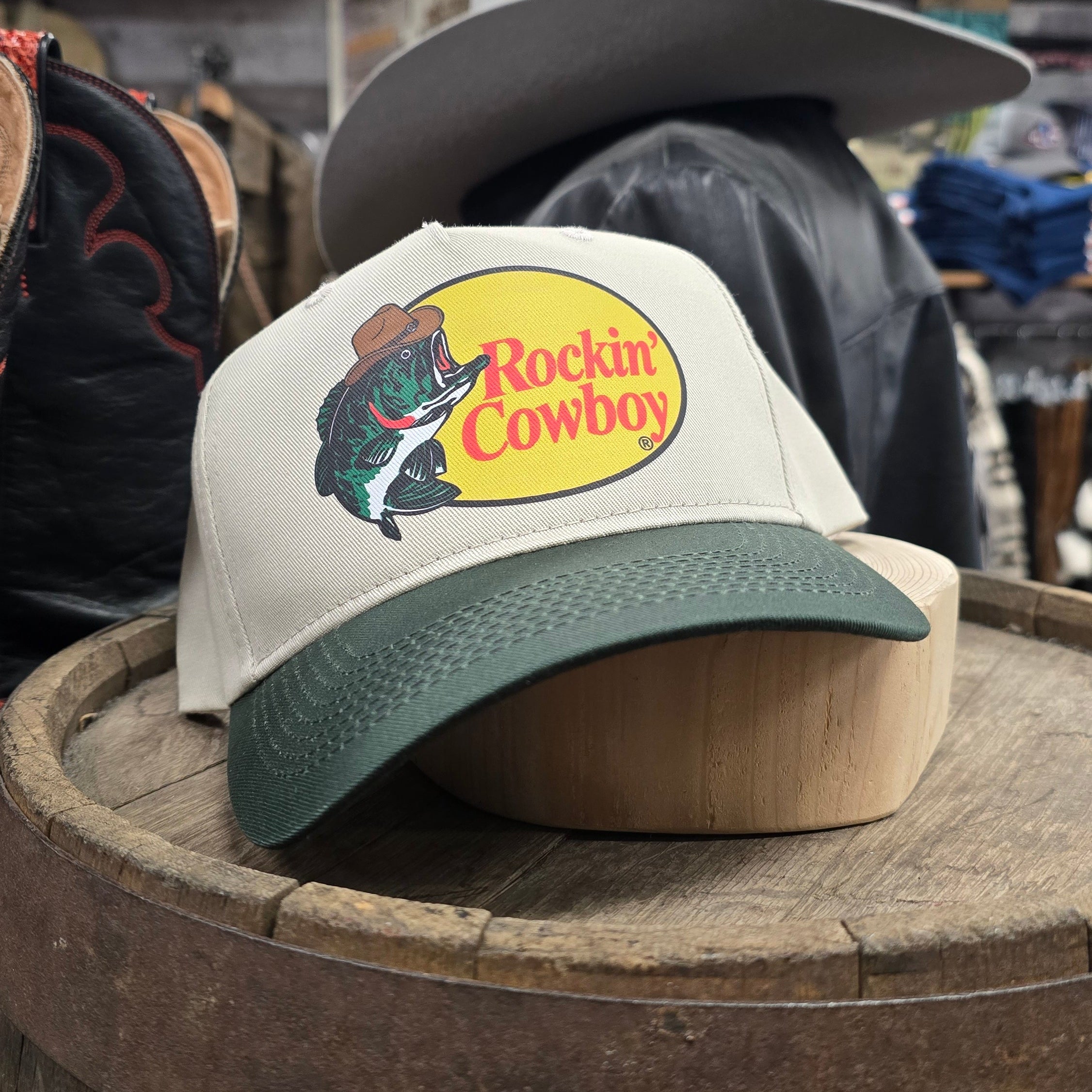 Rockin’ Cowboy "Bass" Trucker Hat