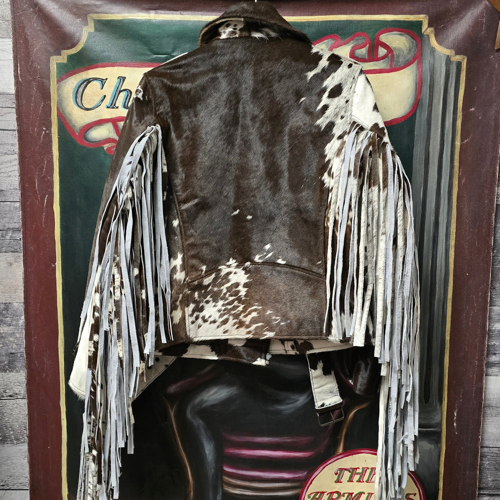 Rockin' Cowboy Branded Super Finge Biker Jacket