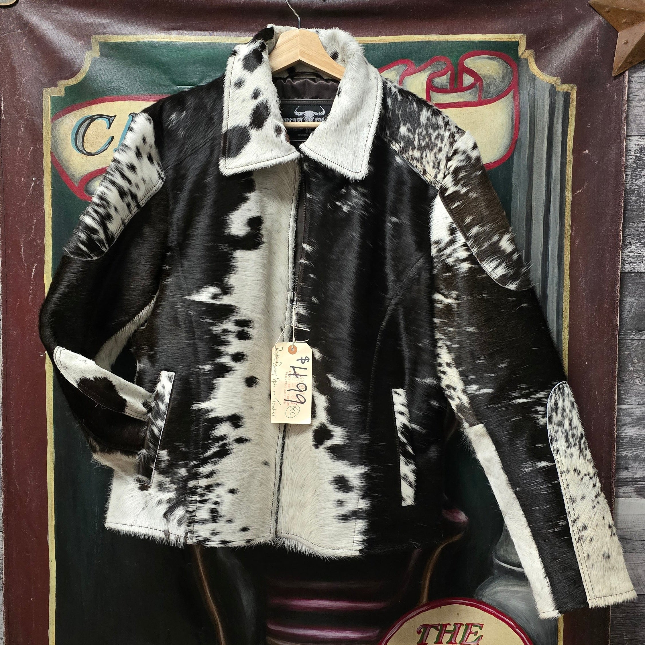 Rockin' Cowboy: "Hair On Calf" Moto Jacket