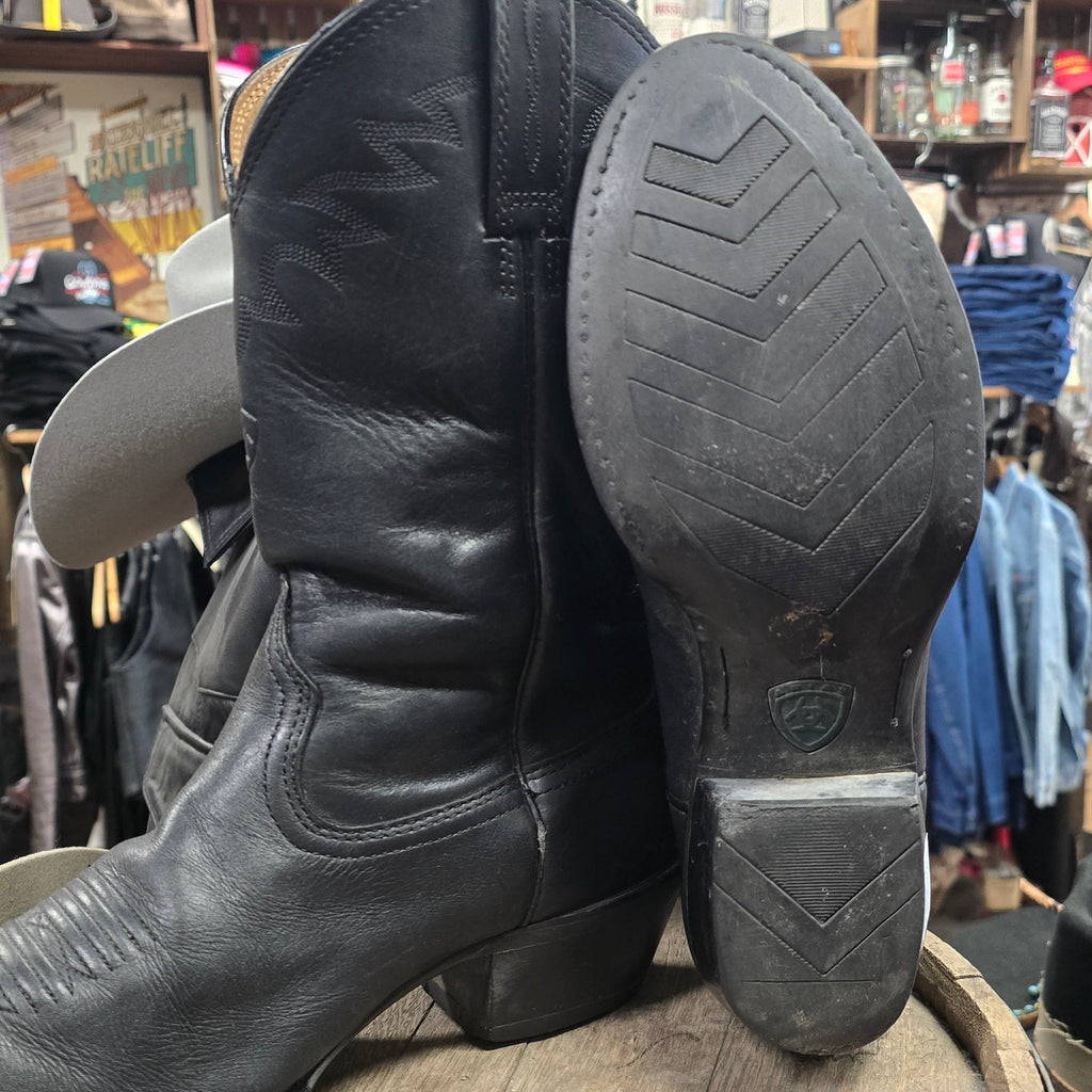 Ariat Heritage Western R-Toe Boots – Black