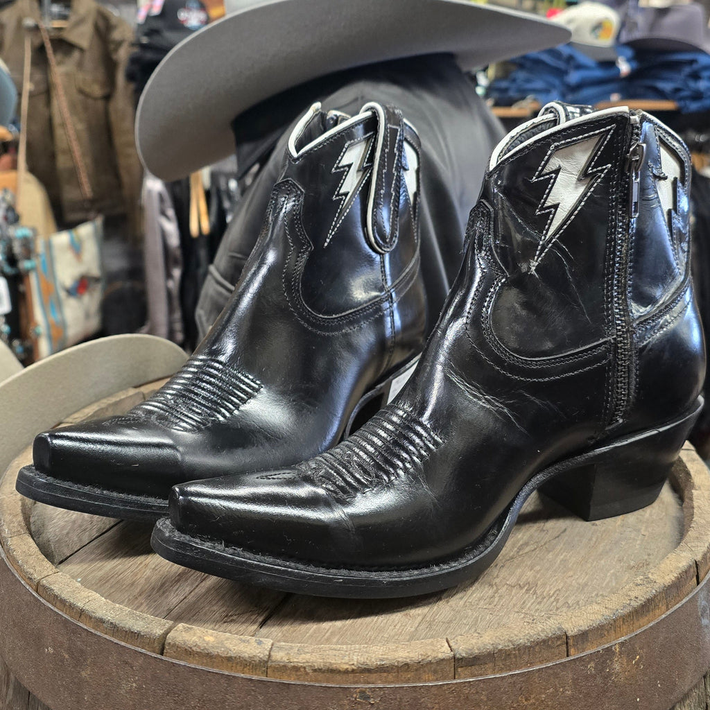 Allens Boots Texas – Custom Women’s Lightning Bolt Booties