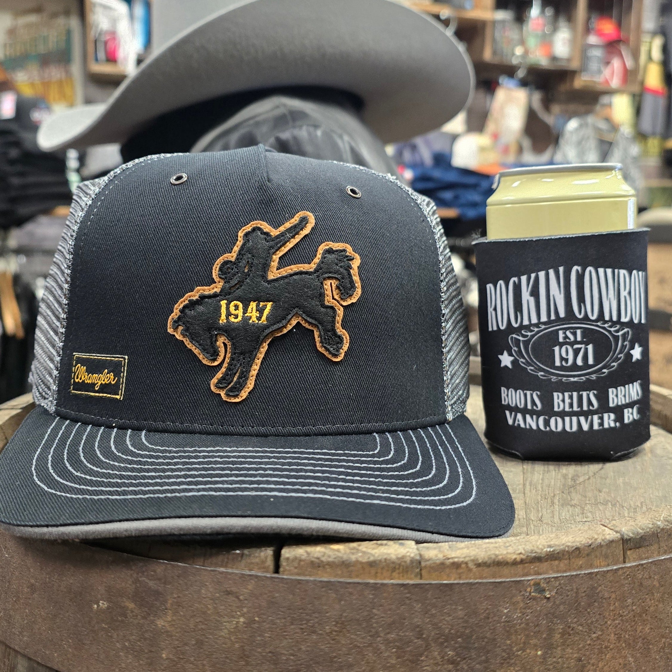 Wrangler Western Mesh-Back Snapback Rodeo
