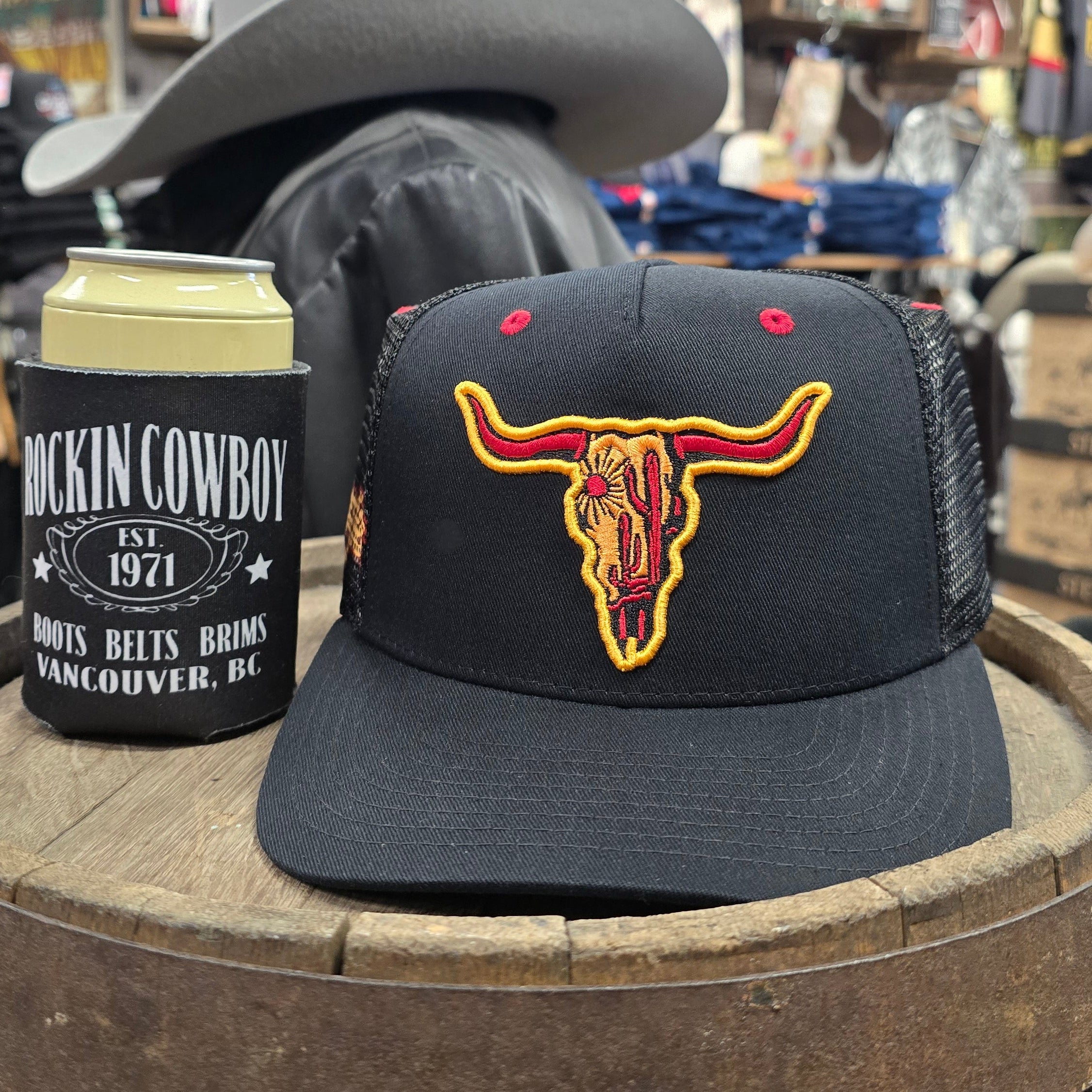 Wrangler Western Mesh-Back Snapback Desert Skull