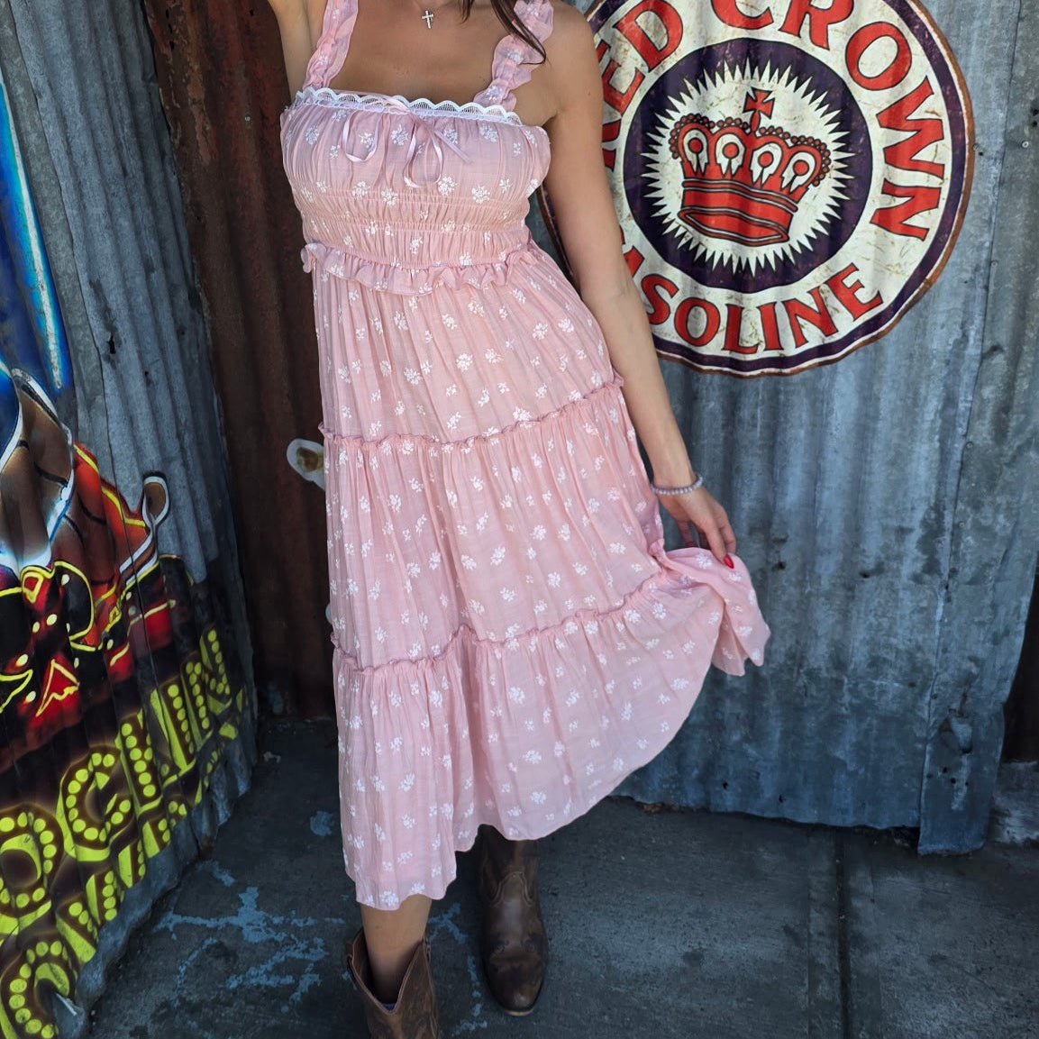 Pink Dolly Summer Dress