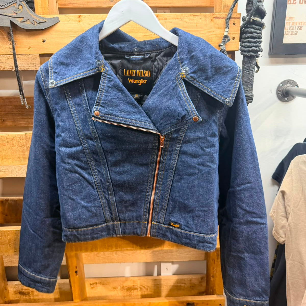 Wrangler X Lainey Wilson Supernova Moto Jacket -Badlands AB Exclusive-
