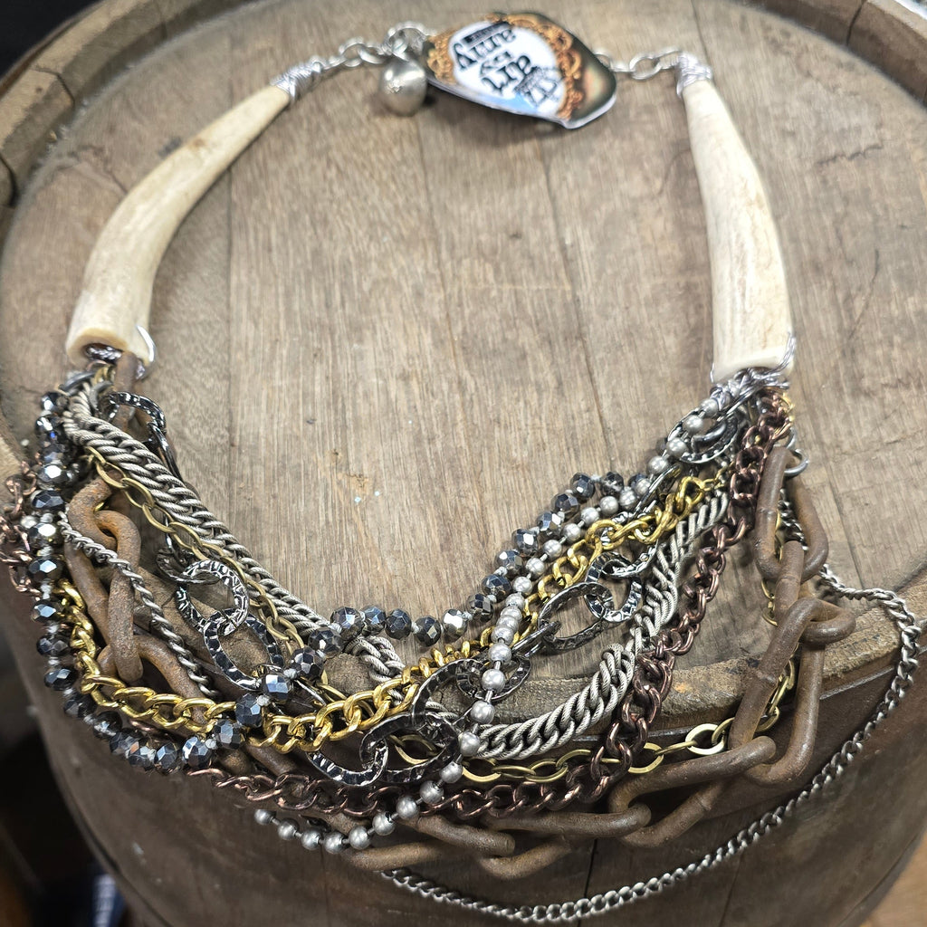 Art By Amy Bone Chain Necklace