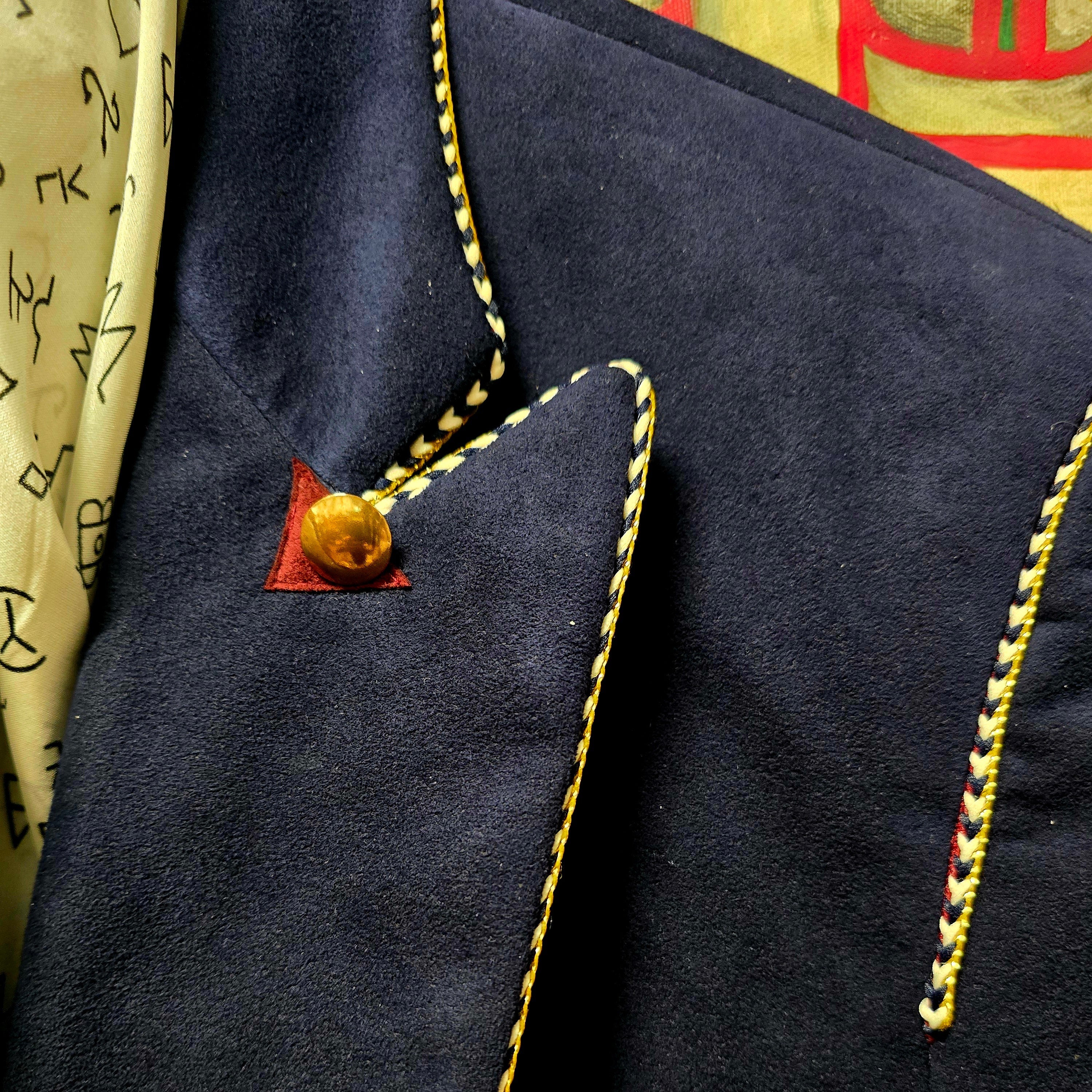 Vintage 90s Ultra Suede Short Cropped Dress Jacket