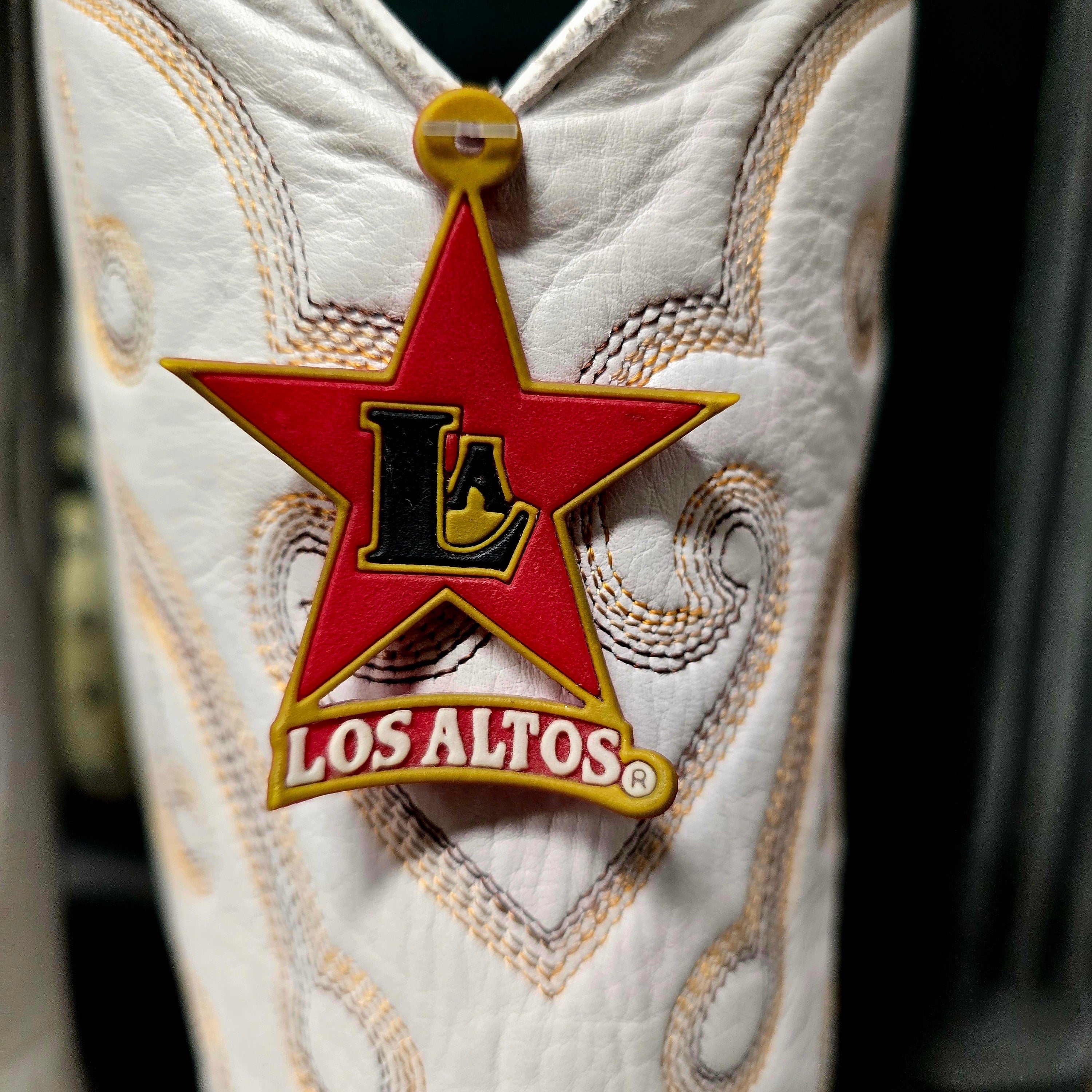 Los Altos Leather/ Faux Gator boots