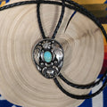 The "Grand" Faux turquoise Bolo Tie