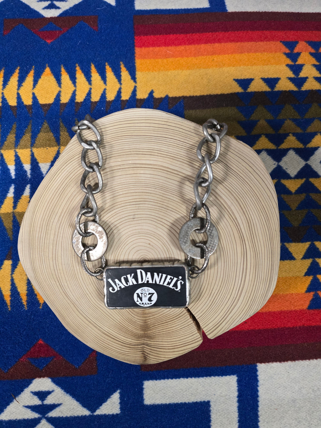 Art By Amy Jack Daniels Domino Necklace