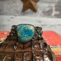 Vintage Chimney Butte Turquoise Sterling Silver Cuff