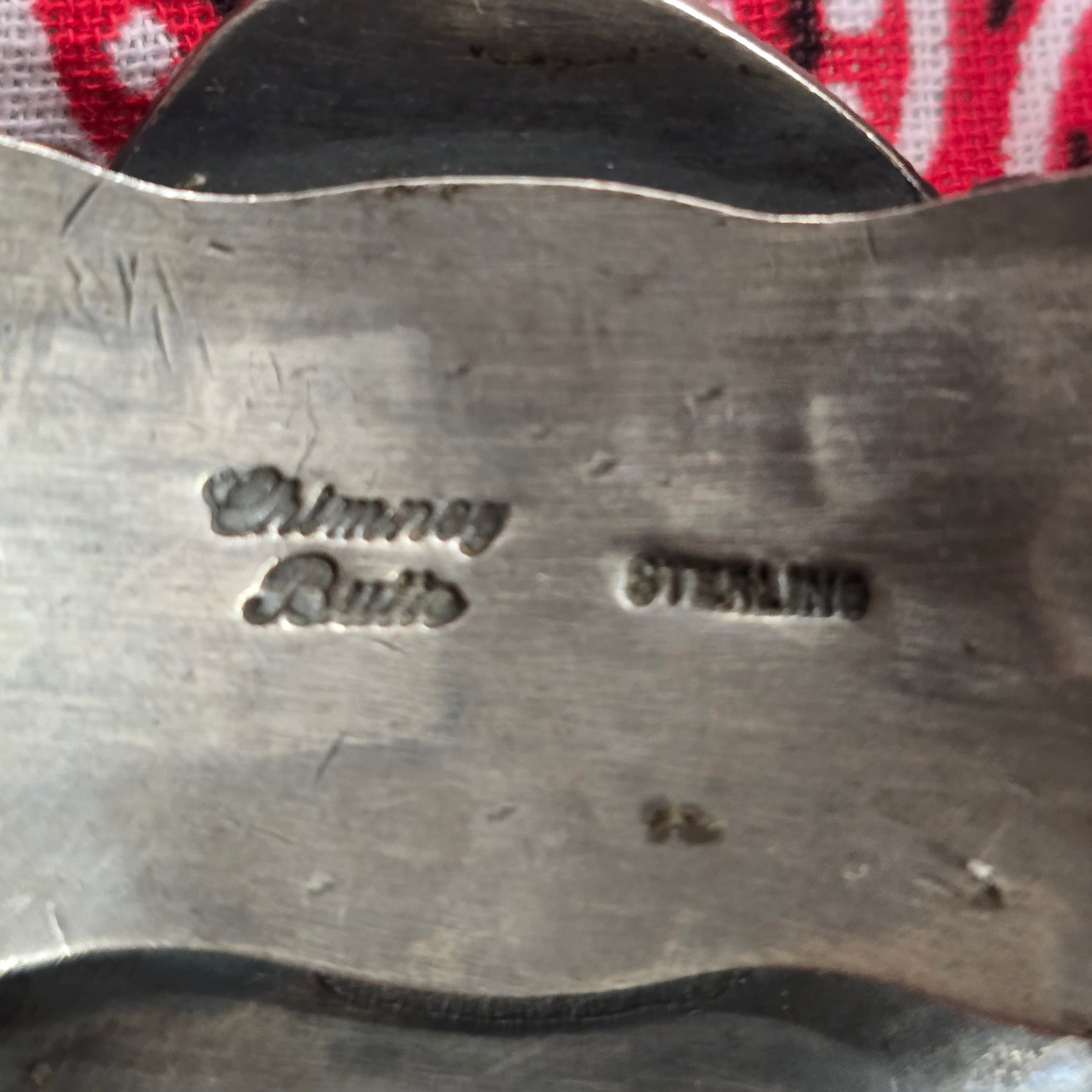 Vintage Chimney Butte Turquoise Sterling Silver Cuff