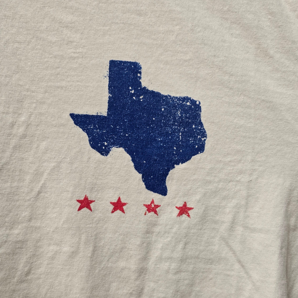 God Bless Texas Benefit Creme color T- shirt