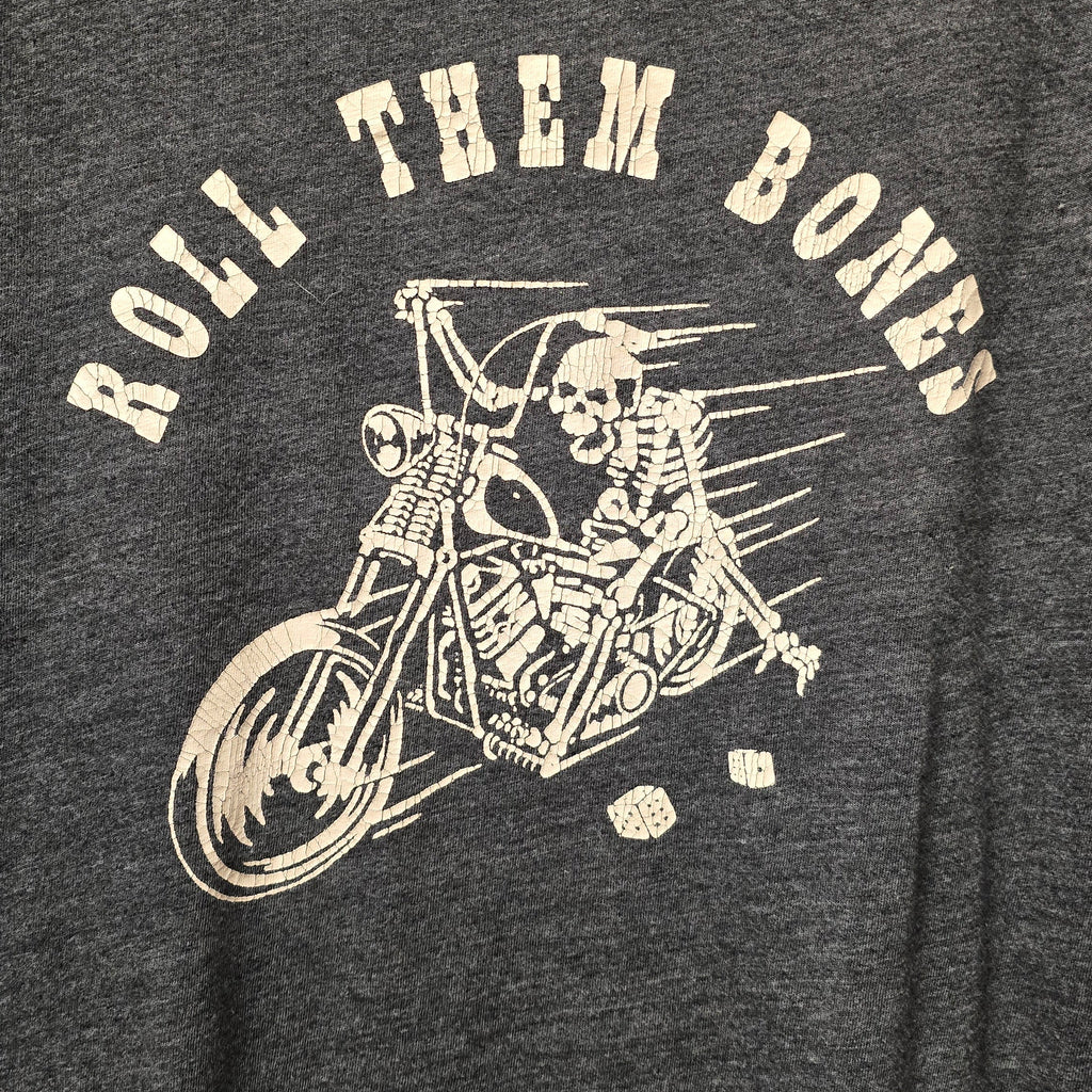 "Roll Them Bones" Biker Graphic Tee