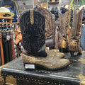 Vintage Hand-Made Genuine Lizard Skin Cowboy Boots