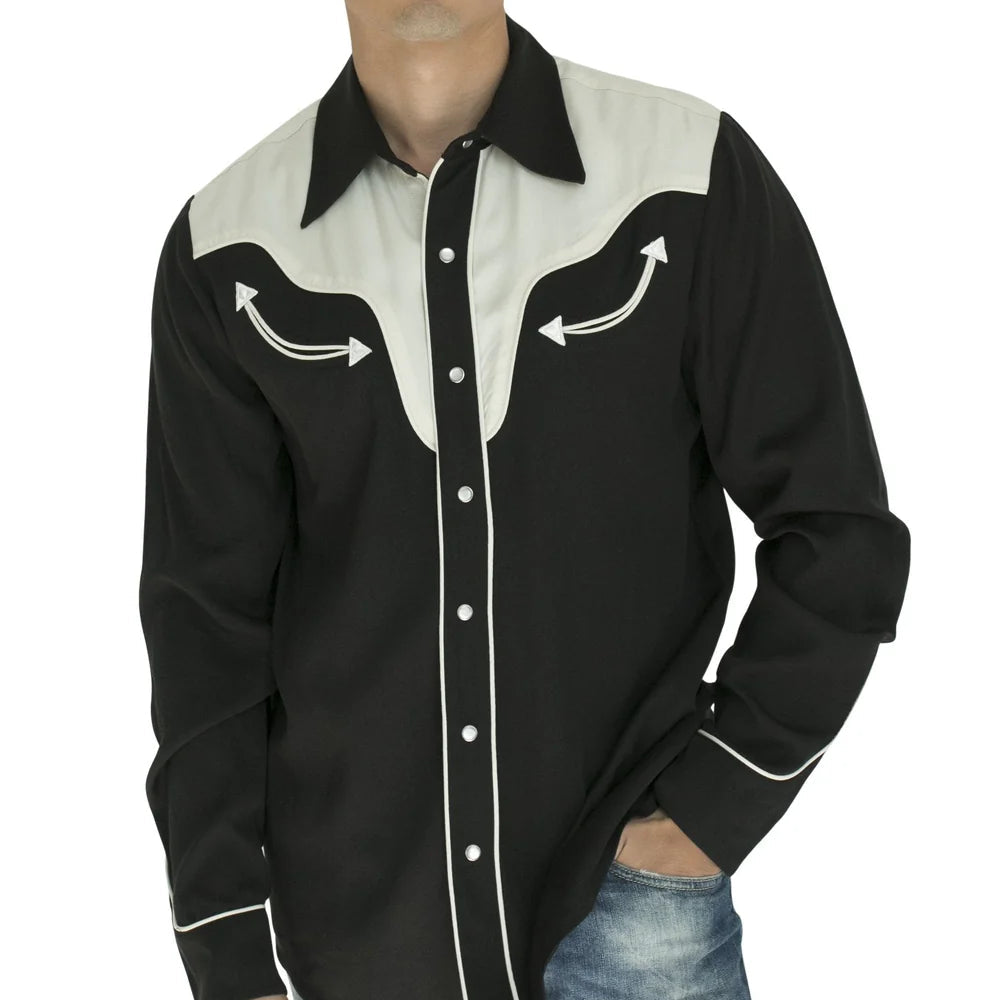 H Bar C San Juan Men's Shirt Black