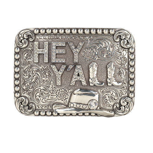 Blazin' Roxx Hey Y'all  Bling Buckle