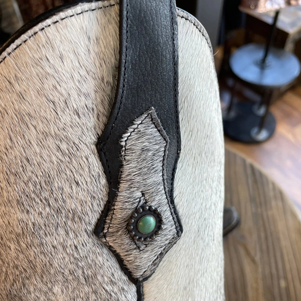 Corral Women’s Cowhide & Turquoise Western Boots