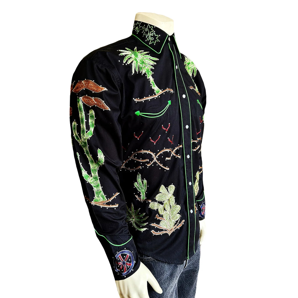 Rockmount Porter Wagner Embroidered Western shirt