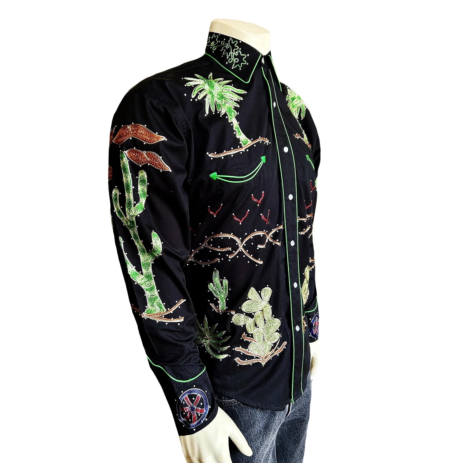 Rockmount Porter Wagner Embroidered Western shirt