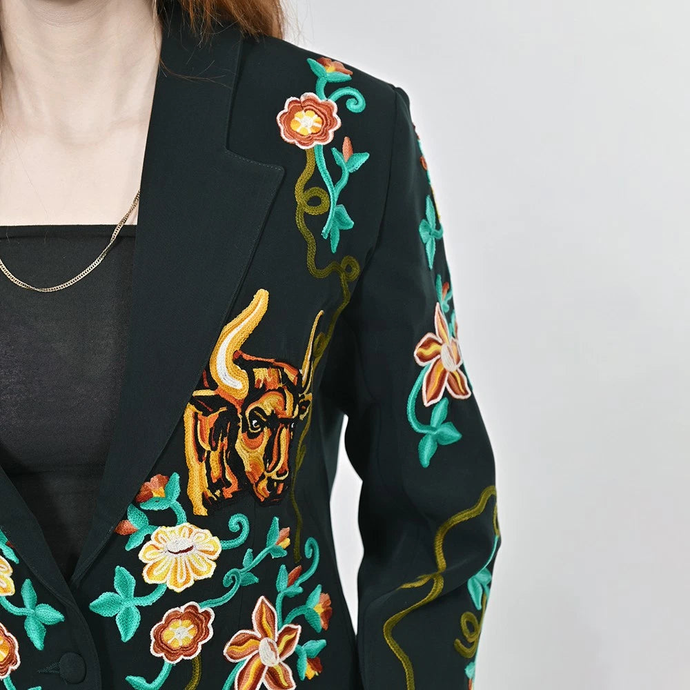American Darlings Fully Embridered "El Toro" Blazer