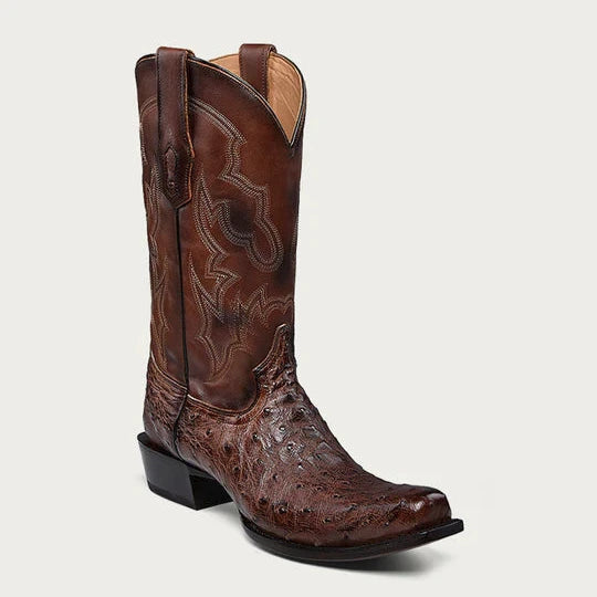 Mens Cowboy Boot Ostrich Corral A4548 BRN A4549 BLK